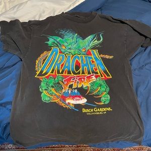 Vintage roller coaster t shirt
